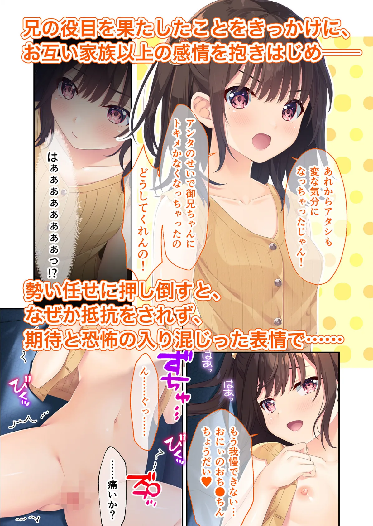 ガマンができない童貞アニキとスナオになれない反抗妹 〜全部見せちゃえ! Hな義妹よくばりパック〜 モザイク版【FANZAブックス限定版】 10ページ