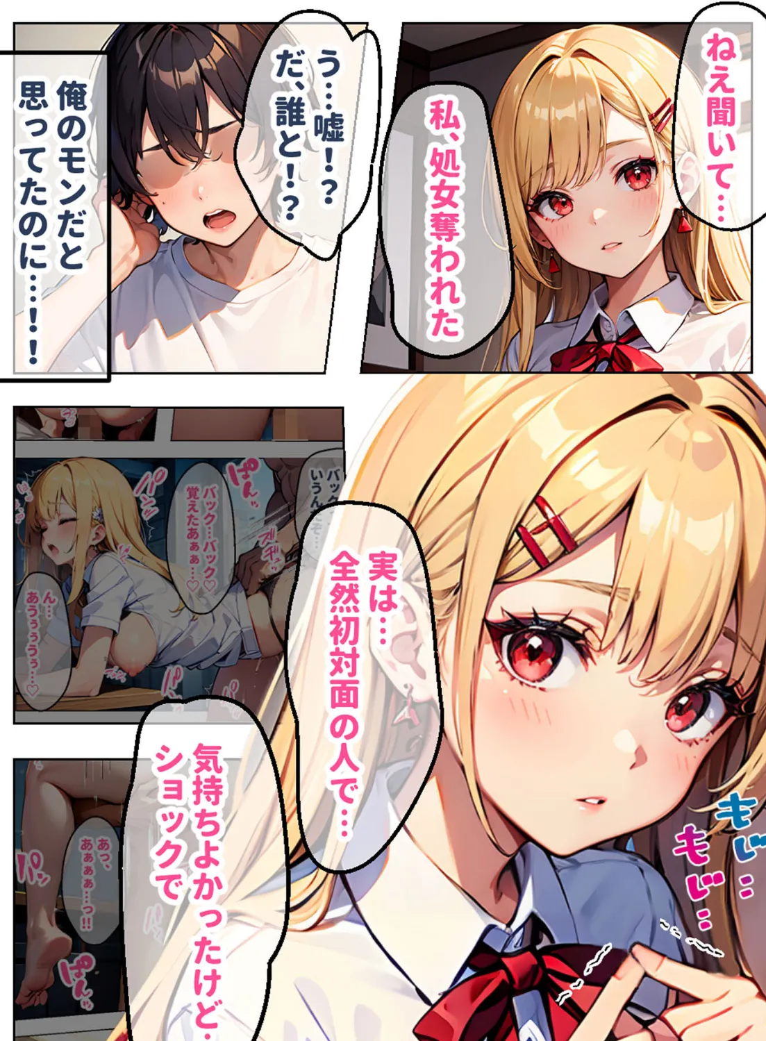 見た目ギャル、中身清楚が堕ちるまで 2幼馴染編 モザイク版 6ページ