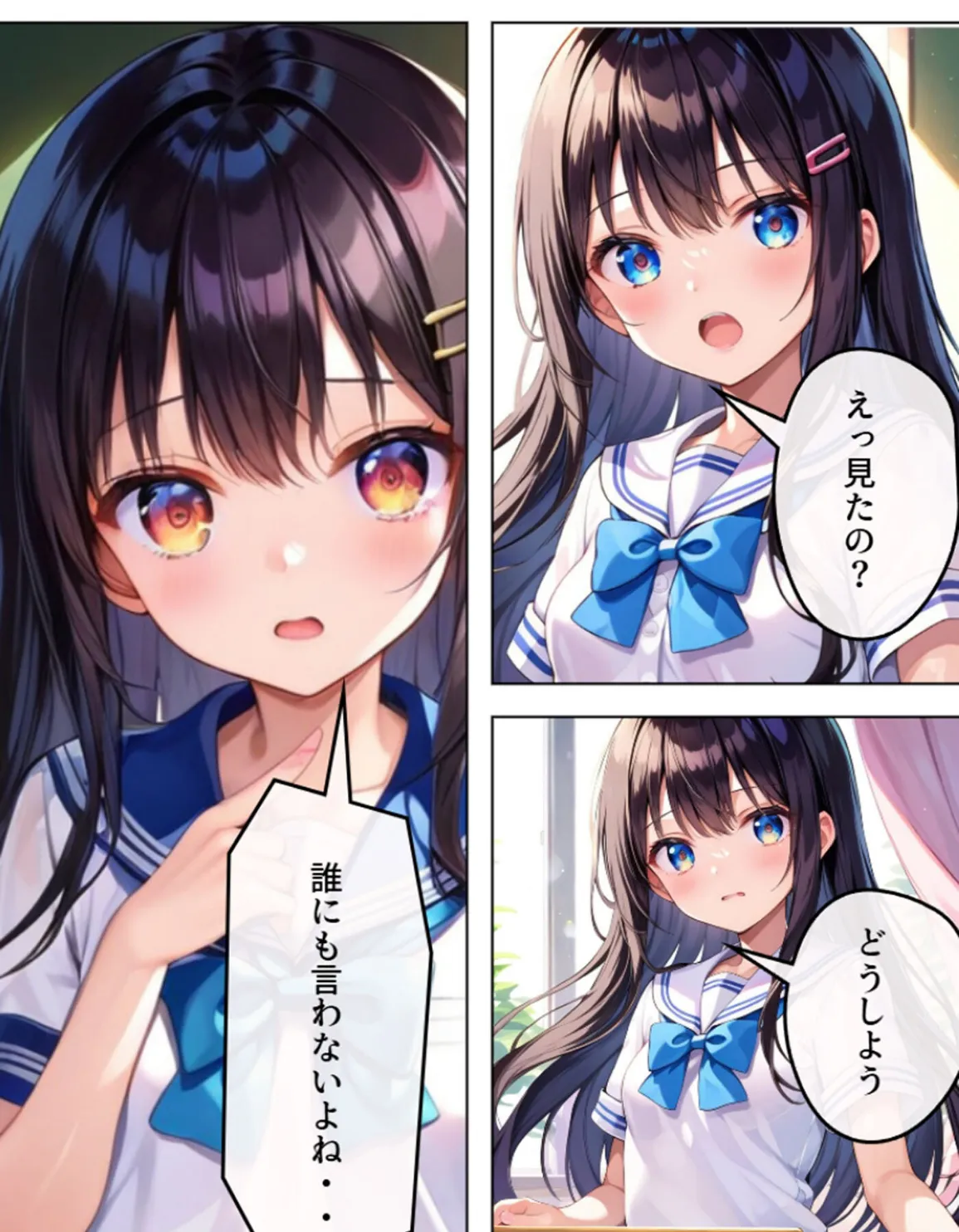 学園NO.1のみなみちゃんの弱みを握ってエッチする話 モザイク版 4ページ