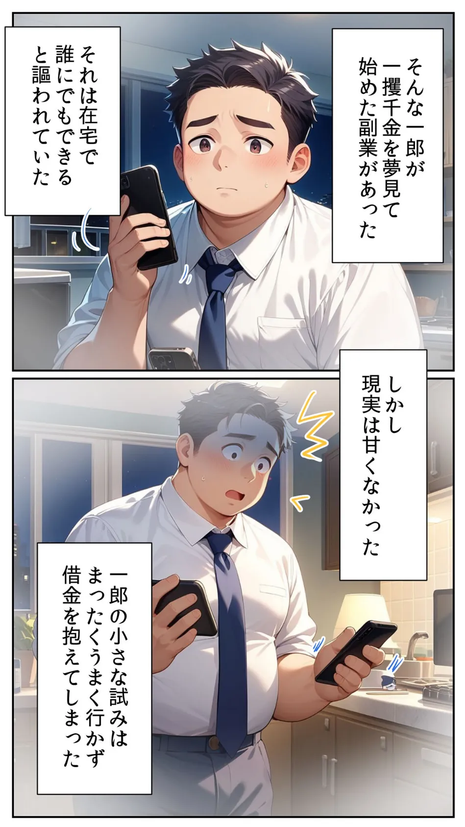 家賃を滞納したら、巨乳美女の人妻大家に体で支払わされた話 〜背徳の借金返済・美しき人妻大家との淫らな契約〜【単話】前編 モザイク版 4ページ