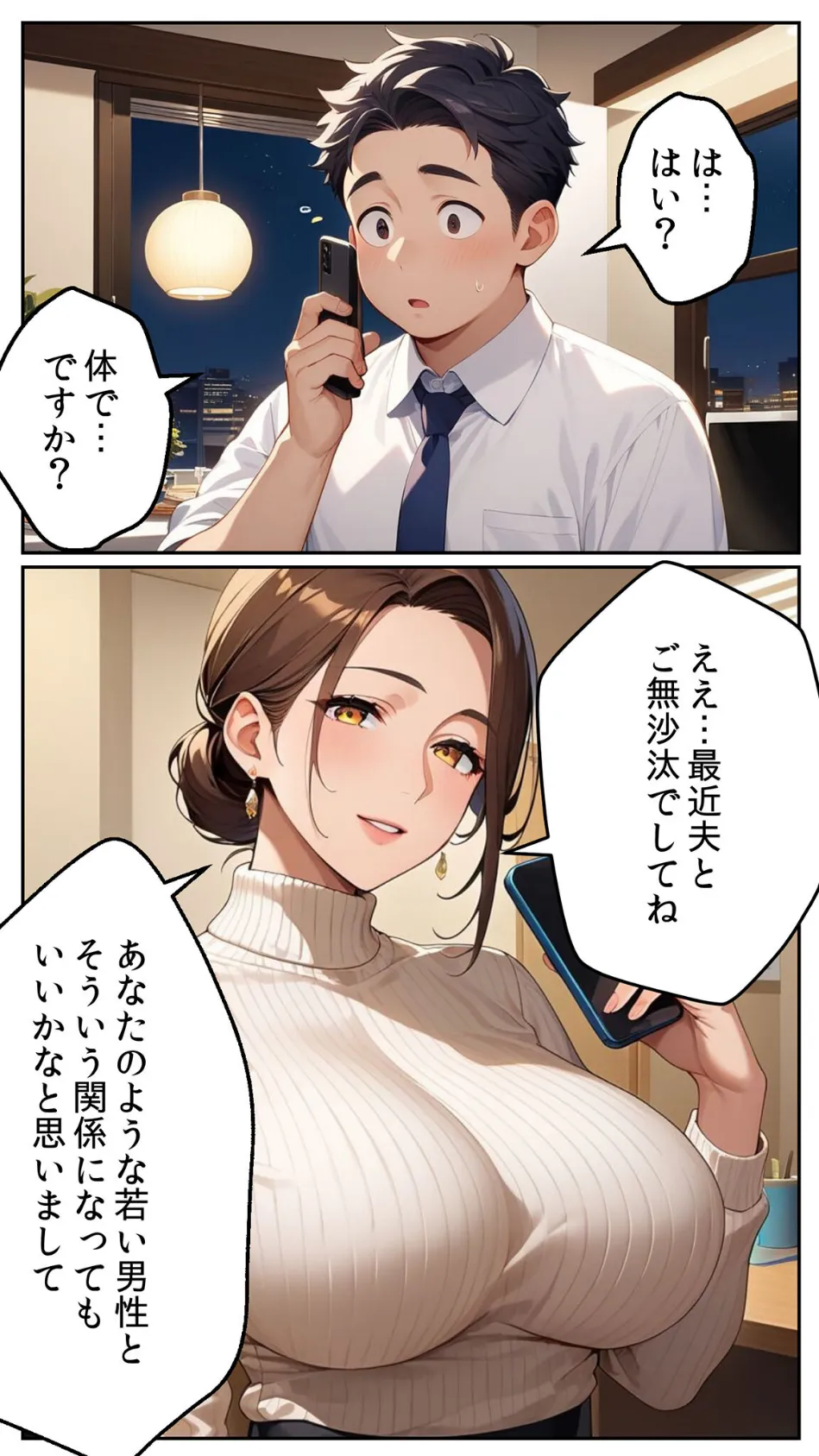 家賃を滞納したら、巨乳美女の人妻大家に体で支払わされた話 〜背徳の借金返済・美しき人妻大家との淫らな契約〜【単話】前編 モザイク版 6ページ