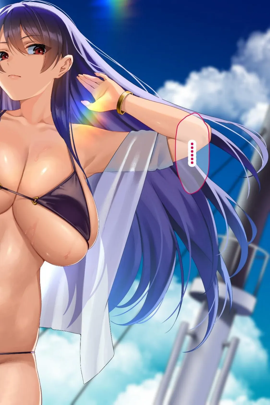 【18禁CG集版】無人島に漂流してクール系美女と二人きり〜いちゃらぶ関係になって朝から晩まで無我夢中でヤリまくる話〜 10ページ